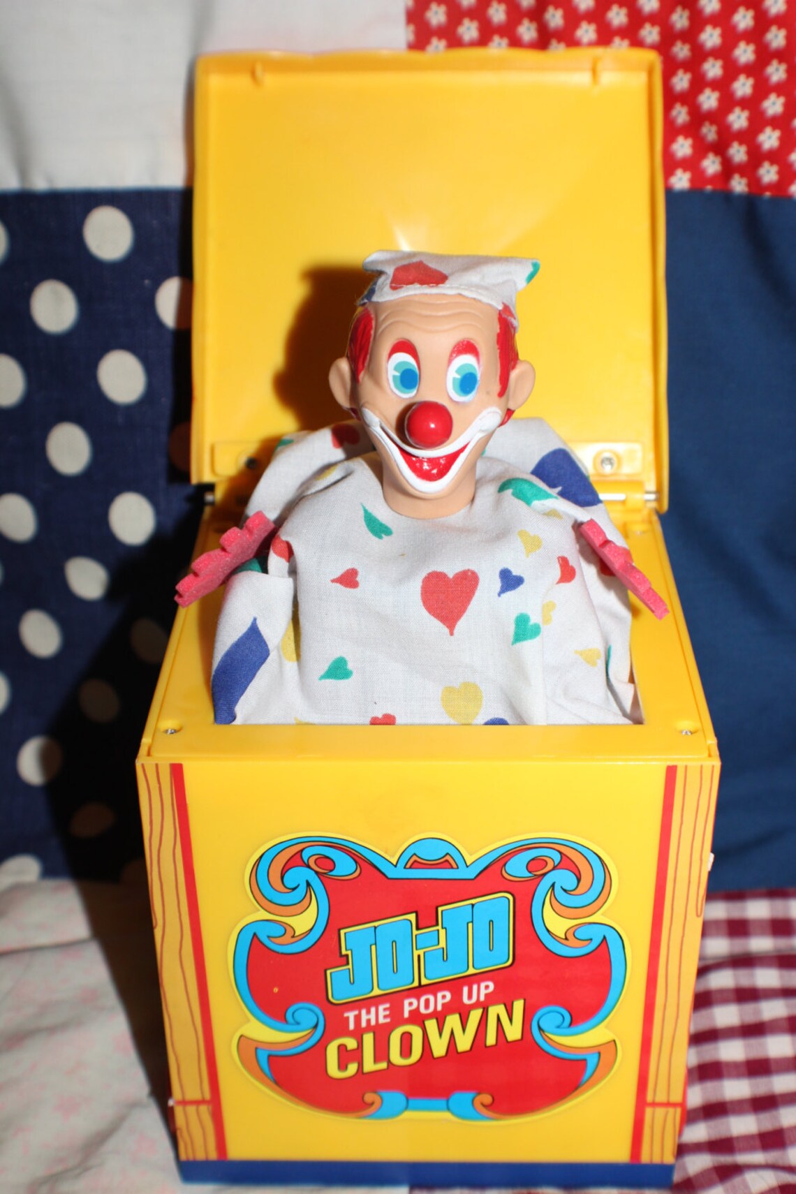 Jo-Jo the Pop-Up Clown Toy jack in the box jojo popup pop up | Etsy