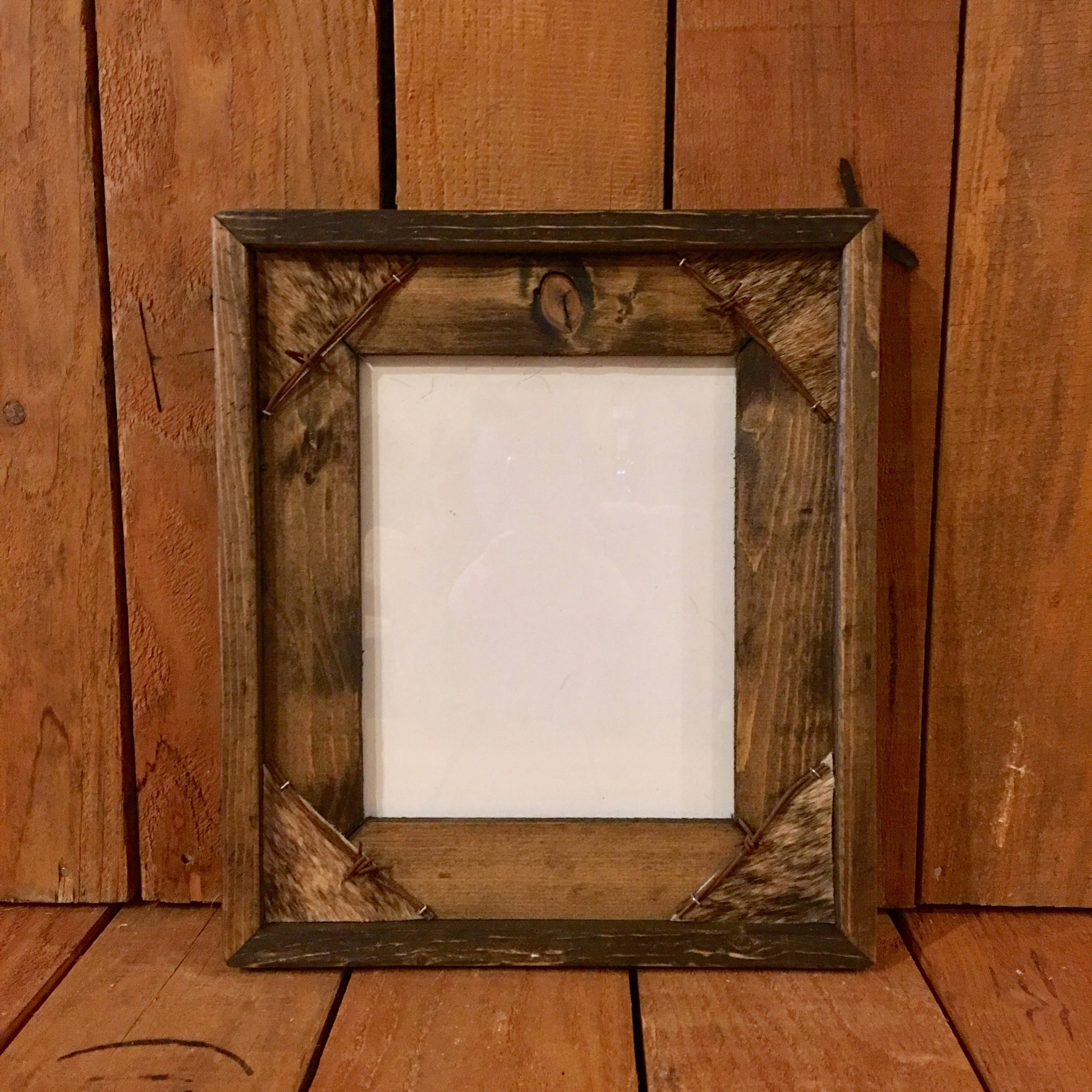 8x10 Western Picture Frame / Rustic Picture Frame / Western Etsy