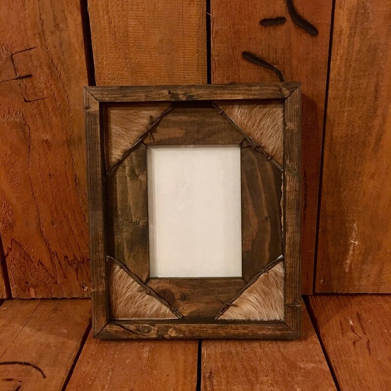 5x7 Western Picture Frame / Rustic Picture Frame / Western Etsy