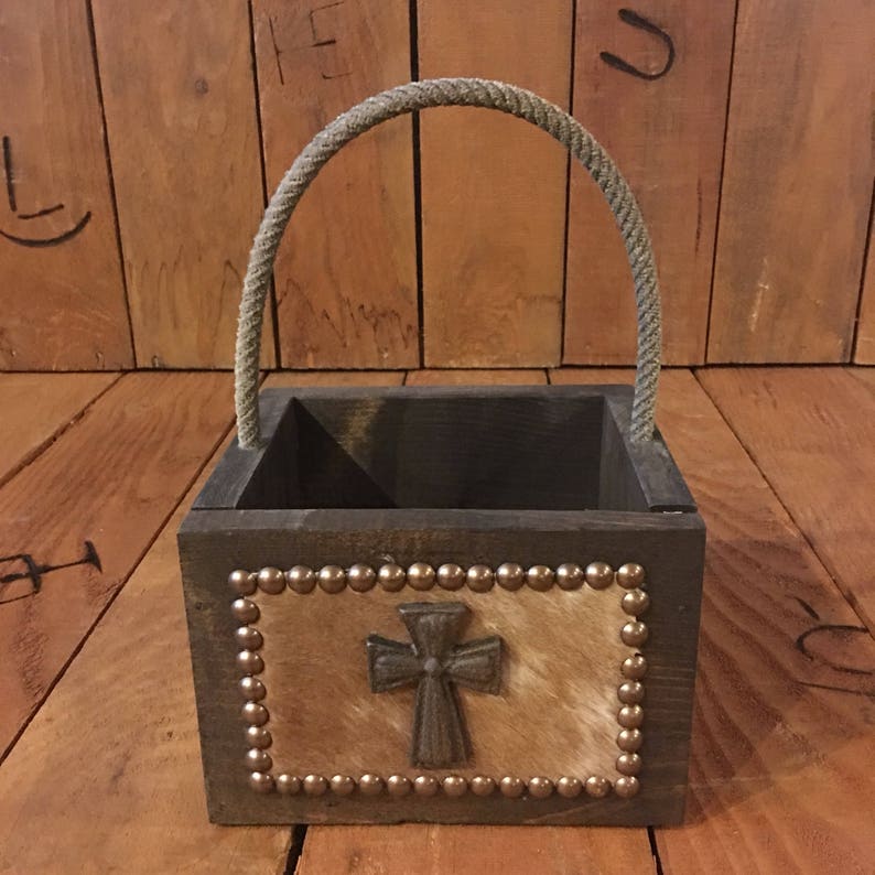 8 Western Box / Western Decor / Cowhide Box / Cowhide Etsy