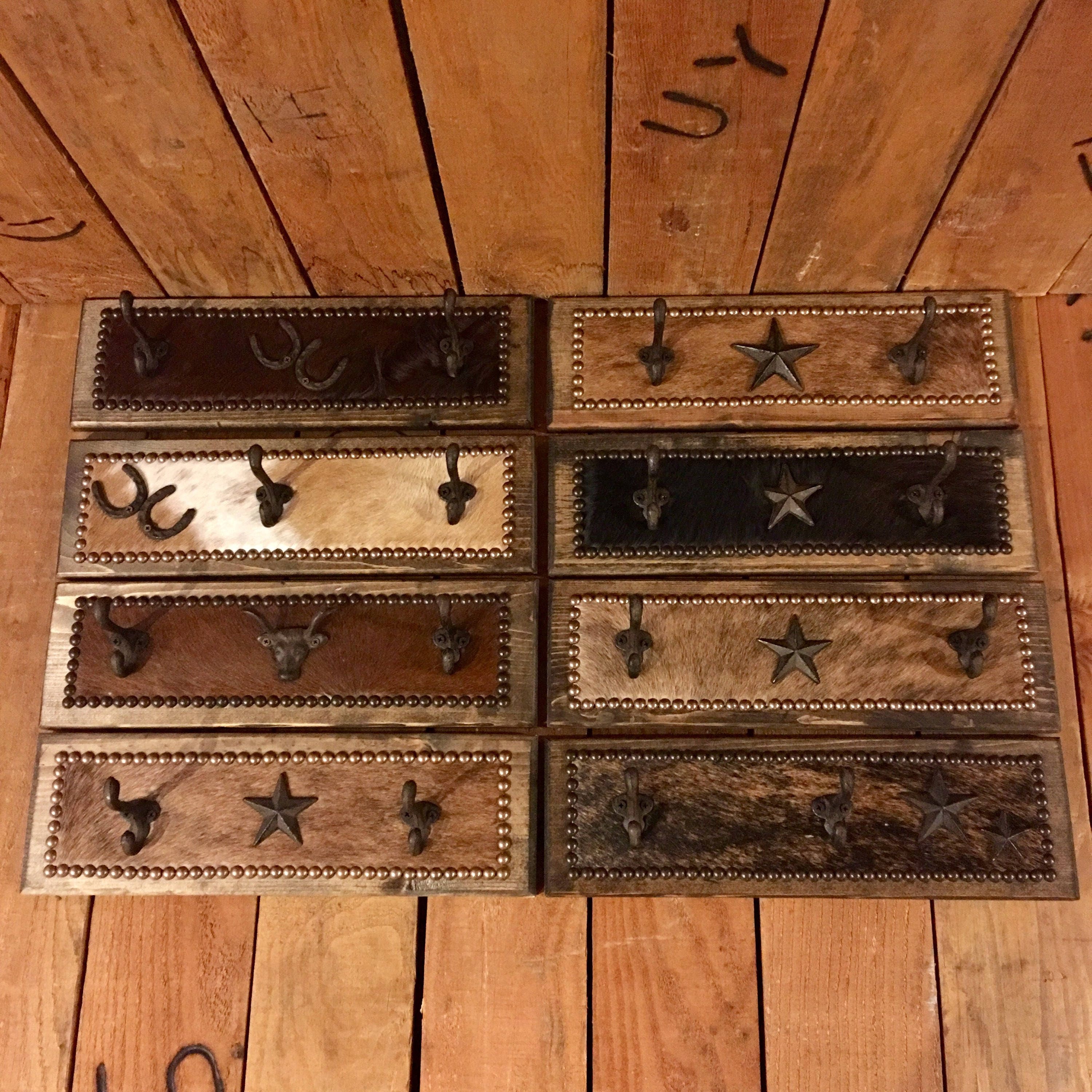18 Western Coat Rack / Western Hat Rack/ Tack Rack / Etsy