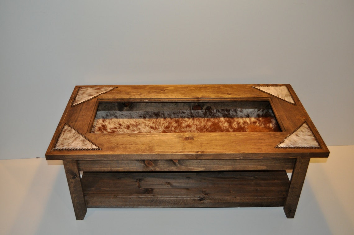 Western Display Coffee Table / Buckle Display / Western Coffee Etsy