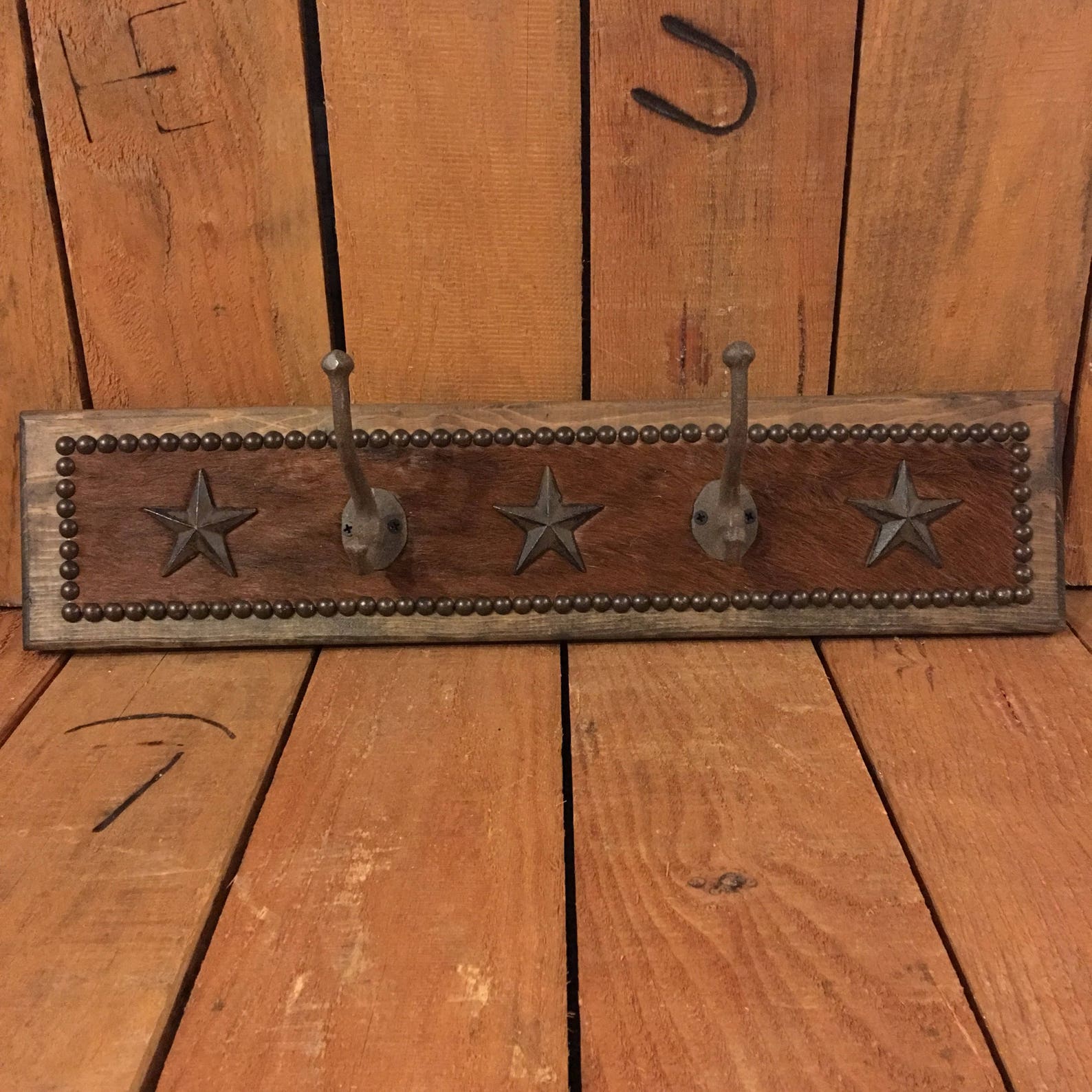 24 Western Coat Rack / Western Hat Rack / Cowboy Hat Etsy