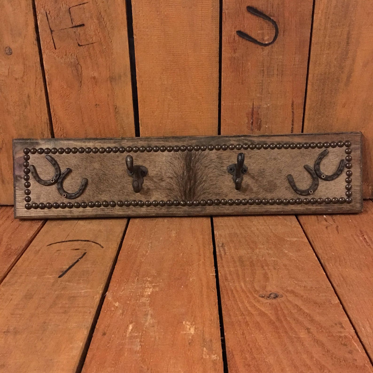 24 Western Coat Rack / Western Hat Rack / Cowboy Hat Etsy