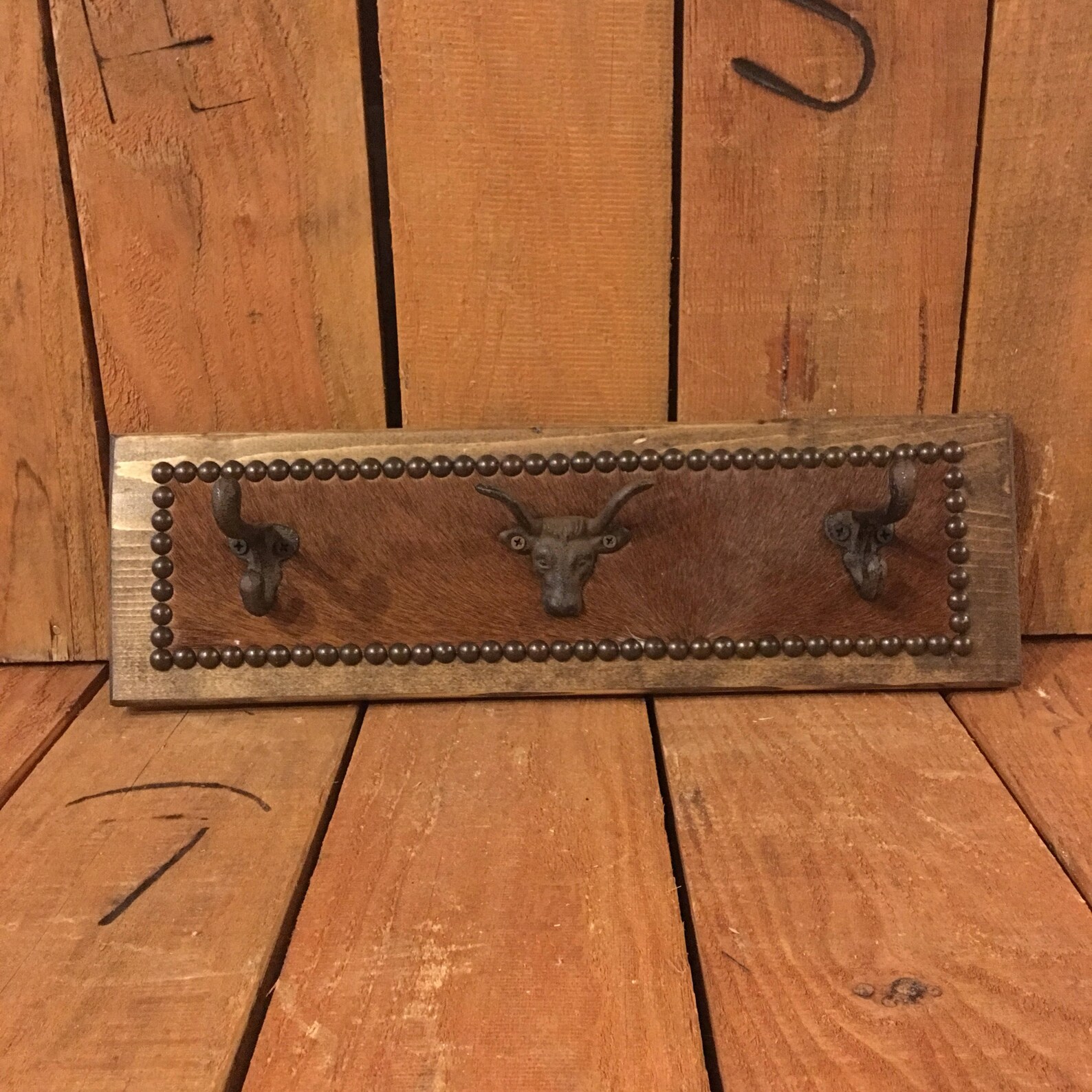 18 Western Coat Rack / Western Hat Rack/ Tack Rack / Etsy