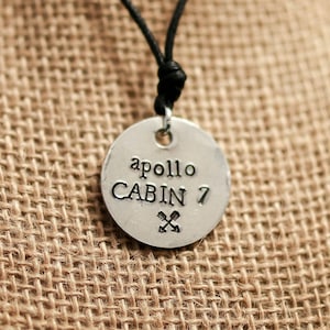 Percy Jackson Inspired "Apollo Cabin 7" Necklace