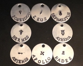 Percy Jackson Inspired Greek Gods Necklaces