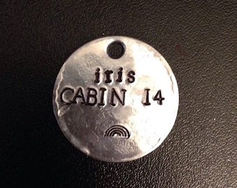 Collar "Iris Cabin 14" inspirado en Percy Jackson