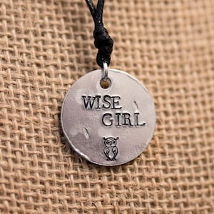 Percy Jackson Inspired "Wise Girl" Necklace