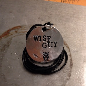 Percy Jackson Inspired &quot;Wise Guy&quot; Necklace