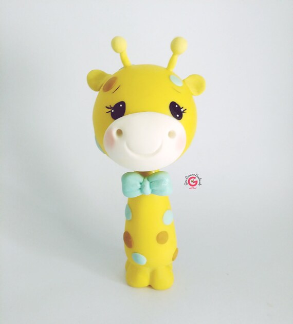 Giraffe Baby Shower Cake Topper Birthday Giraffe Centerpiece Etsy