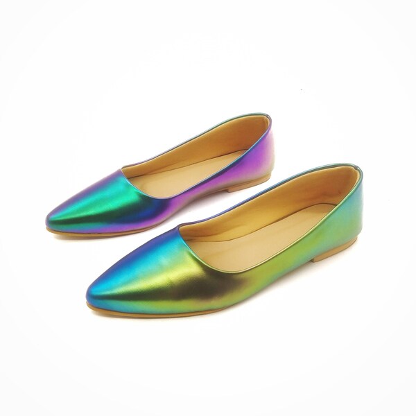 holographic trainers womens