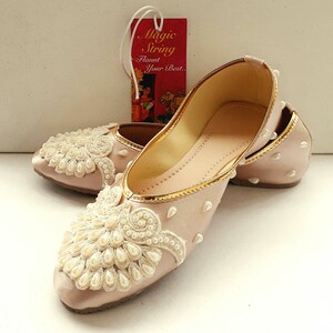 Tresmode Florun Champagne Women's Dress Flats