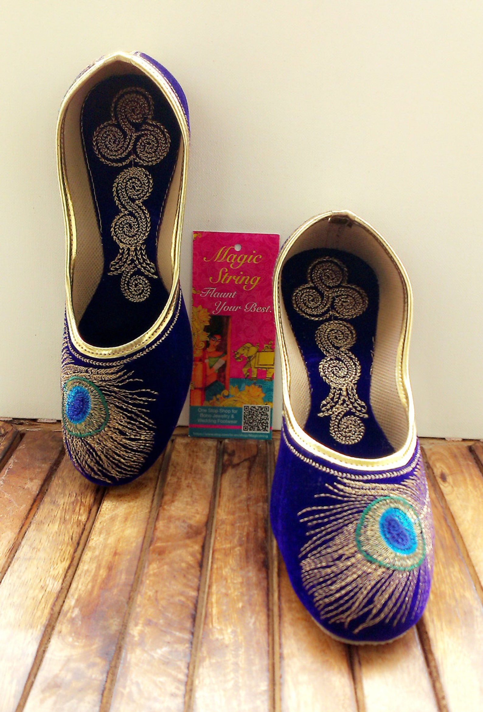 50% off us size 6/blue shoe/velvet shoe/gold embroidered designer shoes/blue ballet flats/women shoes/wedding shoes//roya 50% off us size 6/blue shoe/velvet shoe/gold embroidered designer shoes/blue ballet flats/women shoes/wedding shoes//roya