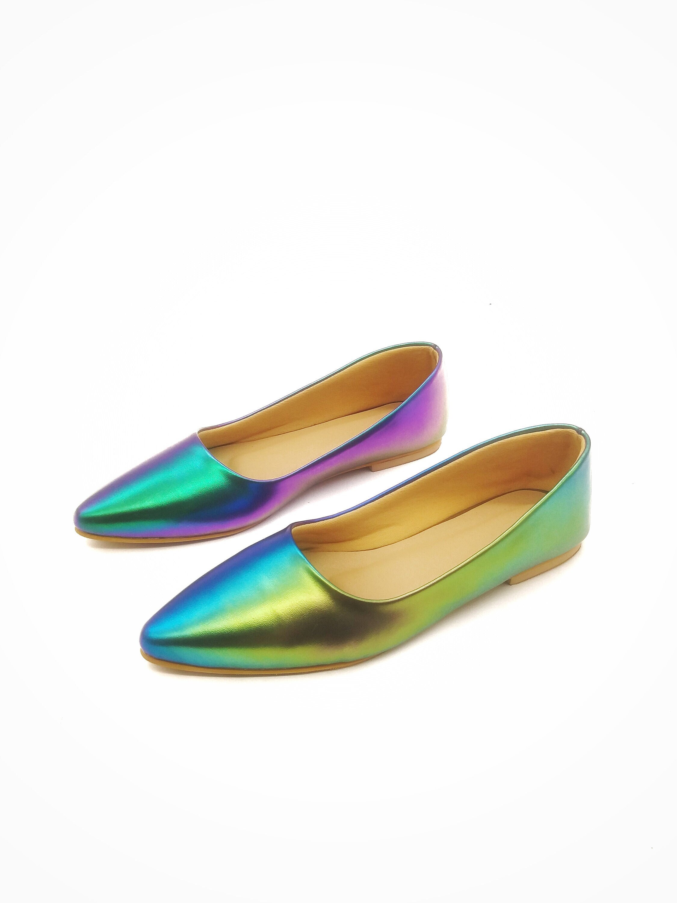Holographic flats best sale