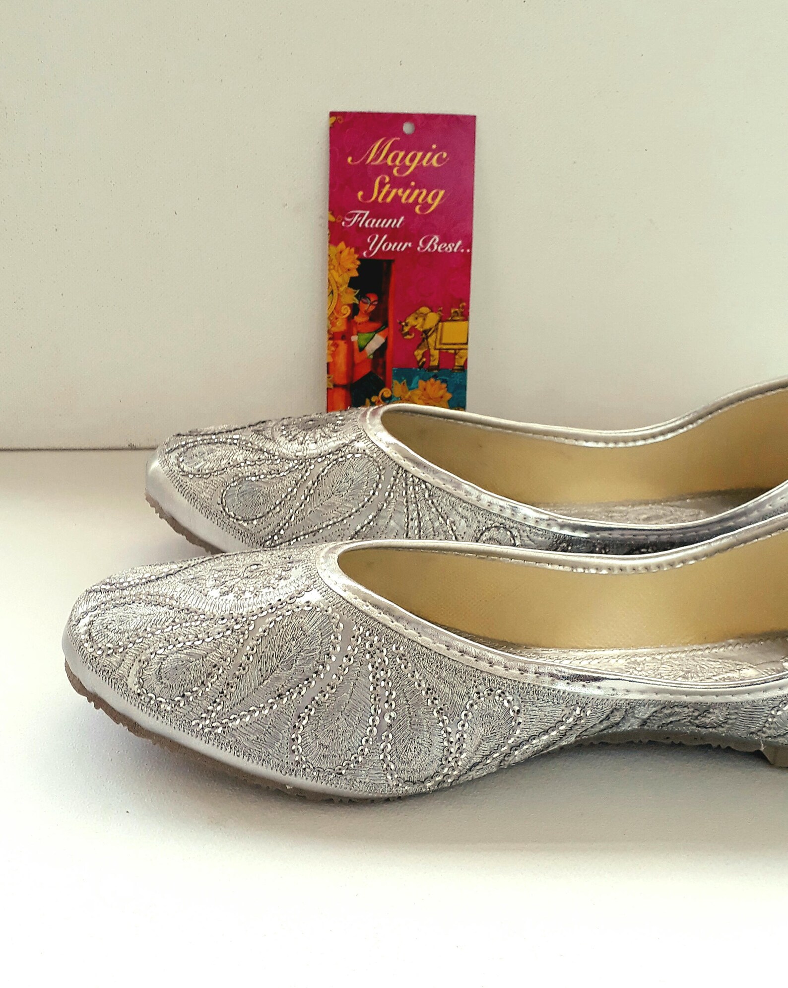 silver flats/wedding flats/women ballet flats/women shoes/silver wedding shoes/embroidered bridal shoes/wedding shoes/royal styl