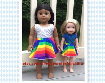 Moderne Puppen Leggings Hosen Hosen für 18 Zoll AG American Doll Doll Unsere