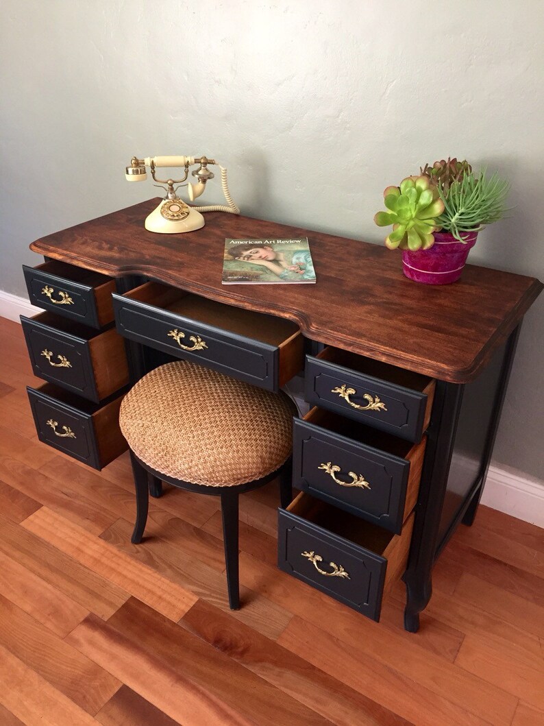 SAMPLE PIECE ONLY Vintage French Provincial Vanity Desk With Etsy Canada