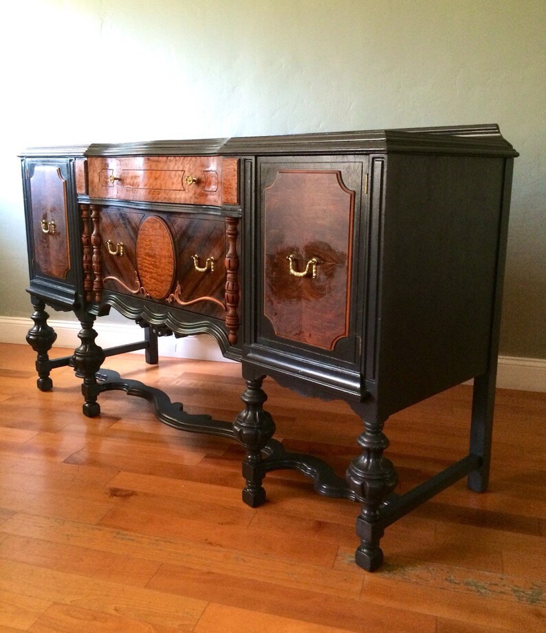 Antique Buffet Sideboard Server Etsy