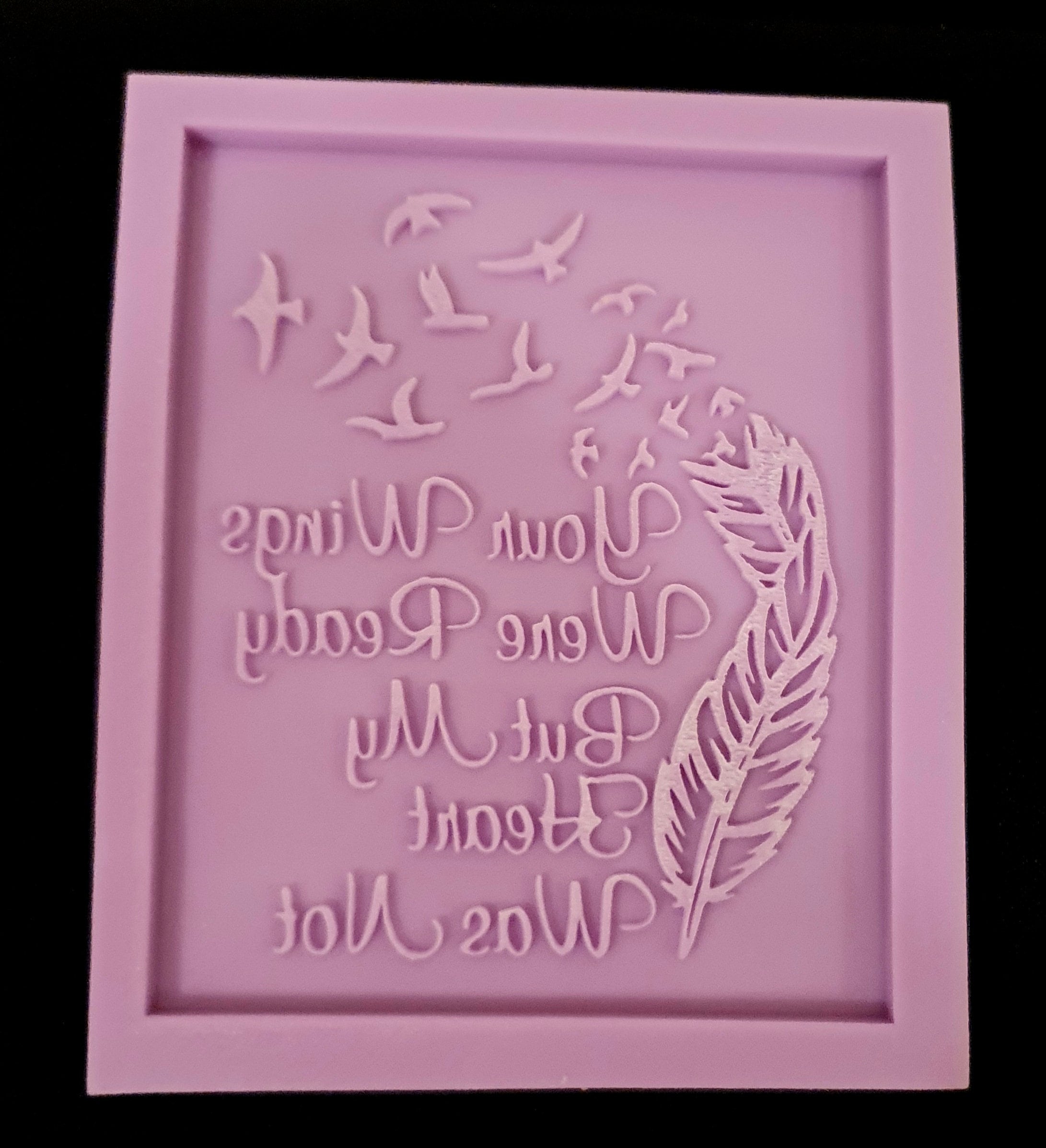 Your Wings Were Ready memorial Plaque Silicone Mould for resin, clay,…