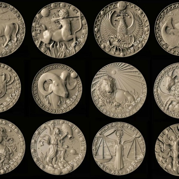 Forma silikonowa Wybierz jeden horoskop znak zodiaku bezpieczny dla żywności na ozdoby na tort, żywicę, wosk, fondant, czekoladę itp.