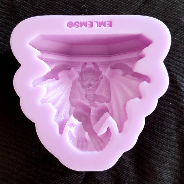 Emlems Gargoyle Silicone Mould for resin and food safe for cake toppers, resin, fondant, clay, chocolate etc