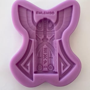 Emlems Viking Totem Silicone Mould with nordic symbols for resin, chocolate, soap, clay and much more