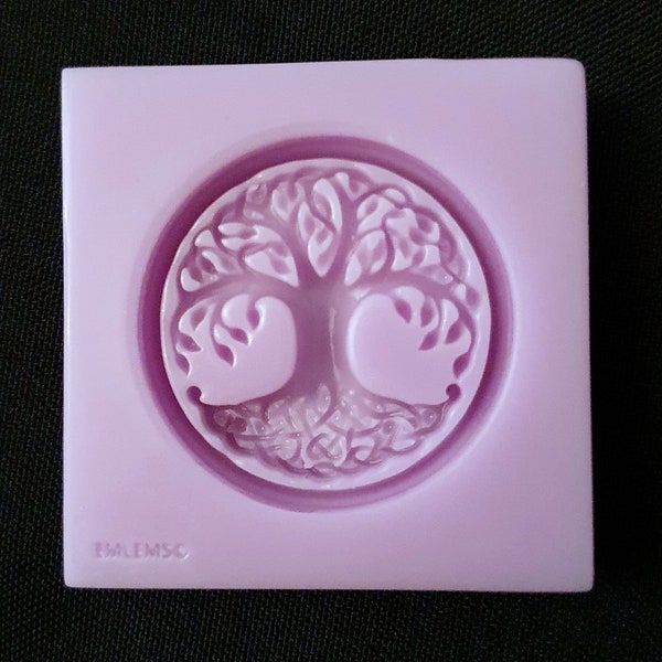 Emlems small Tree Of Life Silicone Mould for wax, resin, soap, cake toppers, chocolate and so much more