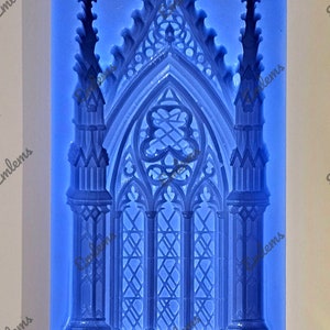 Emlems New Gothic Arch Window Church Arches architecture Silicone Mould for resin, cake toppers, clay, concrete, fondant and mixed media