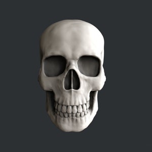 Emlems Skull 003 Silicone Mould for resin, clay, wax and food safe for cake toppers, fondant, chocolate and so much more