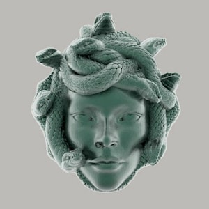 Emlems Medusa Silicone Mould for cake toppers, resin, clay, concrete, jesmonite, fondant and so much more