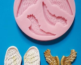 Angel Wings Food Safe Silicone Mould for cake toppers, fondant etc