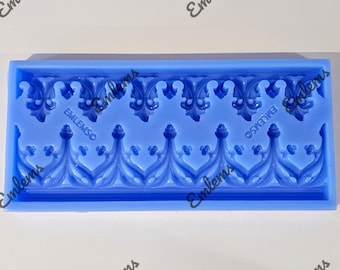 Emlems New Gothic Borders Church Castle Arches Silicone Mould for resin, cake toppers, clay, concrete, fondant and mixed media