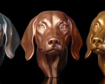 Dachshund sausage dog head Silicone Mould food safe for resin, fondant, chocolate etc