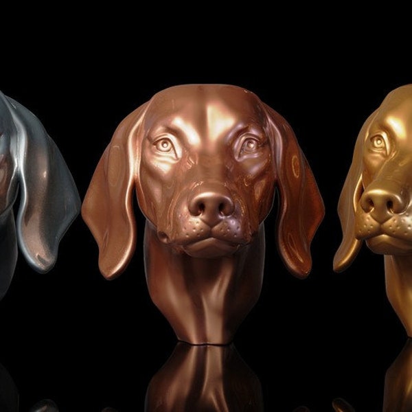 Dachshund sausage dog head Silicone Mould food safe for resin, fondant, chocolate etc