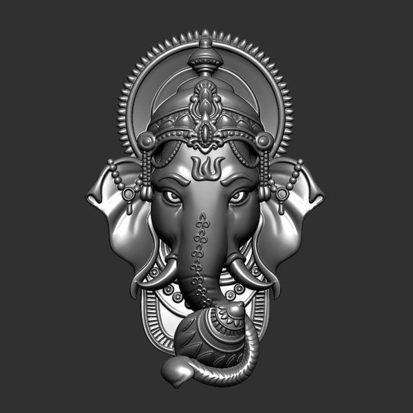 Emlems Silicone Mould Ganesh, hindu, Vinayaka Chaturti, food safe for cake toppers, resin, wax melts, fondant, chocolate, etc