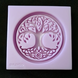 Emlems Tree Of Life Silicone Mould for wax, resin, soap, chocolate and so much more