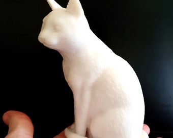Large Cat 3d Food Safe Silicone Mould for resin, cake toppers, chocolate, soap, wax, candleetc