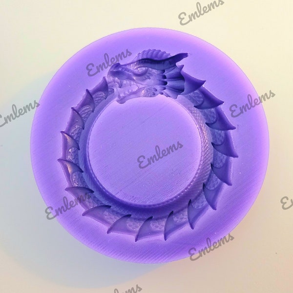 Small Dragon Resin Mold Etsy