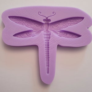 Emlems Dragonfly Silicone Mould for resin, clay, food safe, chocolate, fondant, mixed media and so much more