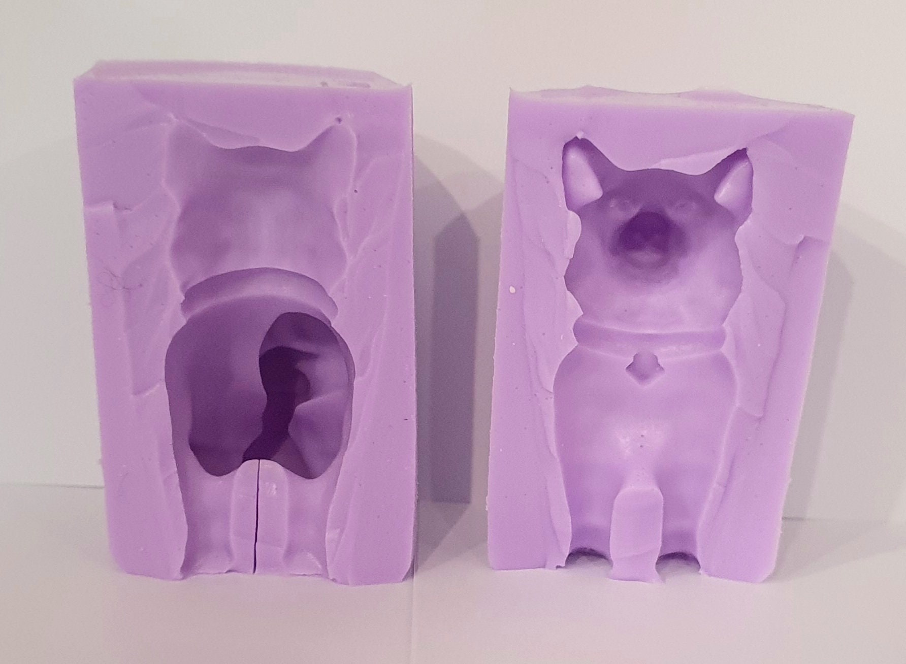 Husky baking molds silicone shapes chocolate - 2pcs/set