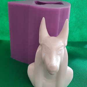 Anubis Silicone Mould for resin, wax, clay, cake toppers, fondant, chocolate etc