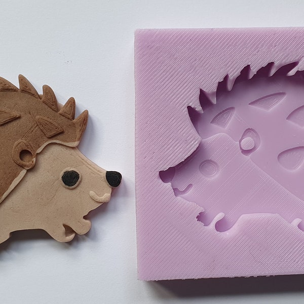 Hedgehog Food Safe Silicone Mould for cake toppers, fondant, resin etc