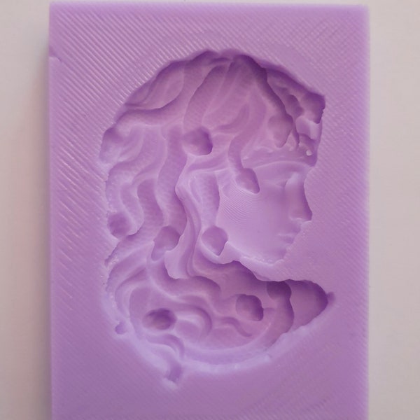 Emlems Small Medusa Silicone Mould for resin, cake toppers, clay and so much more