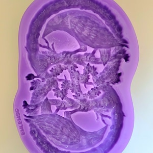 Emlems New Ravens Silicone Moulds. For use with Resin, cake toppers, fondant, wax, chocolate, clay and more