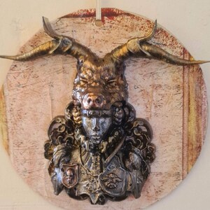 Emlems Wolf Woman Iron Lady warrior warewolf Silicone Mould for resin, concrete, clay, plaster, food safe and much more image 4