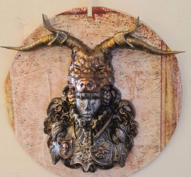 Emlems Wolf Woman Iron Lady warrior warewolf Silicone Mould for resin, concrete, clay, plaster, food safe and much more image 4