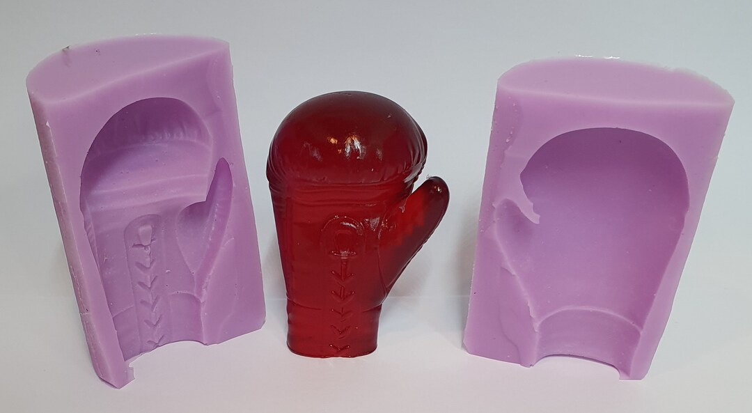 3d Boxing Glove Silicone Mould for Cake Toppers, Fondant, Resin