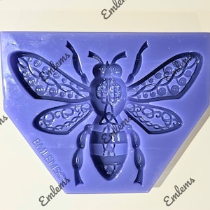 Molde de silicona con forma de abejorro celta de Emlems, apto para alimentos, para adornos para tartas, resina, arcilla, yeso, cera, fondant y mucho más