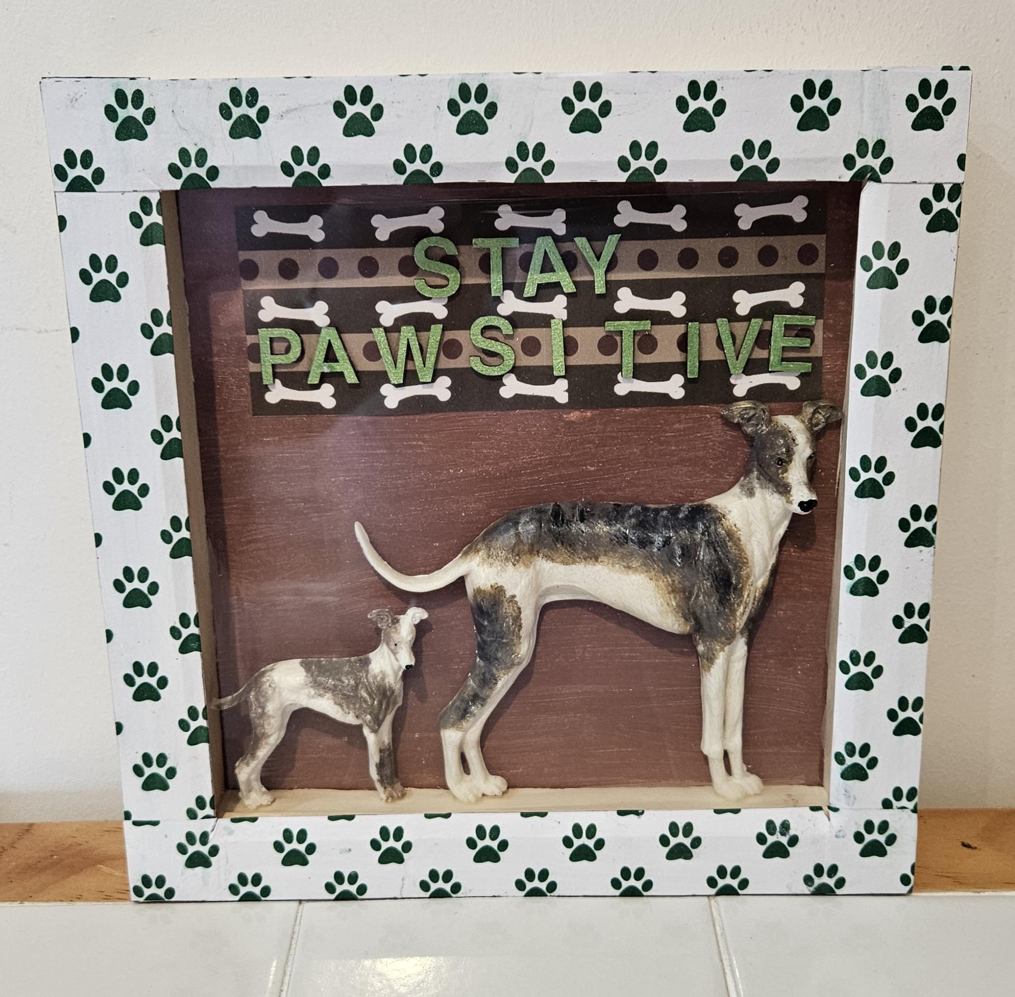Moule Silicone Cadre Photo Pattes De Chien – Pour Résine Époxy – Déco Commémorative Animal